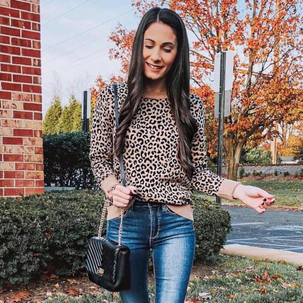 Leopard sweater
